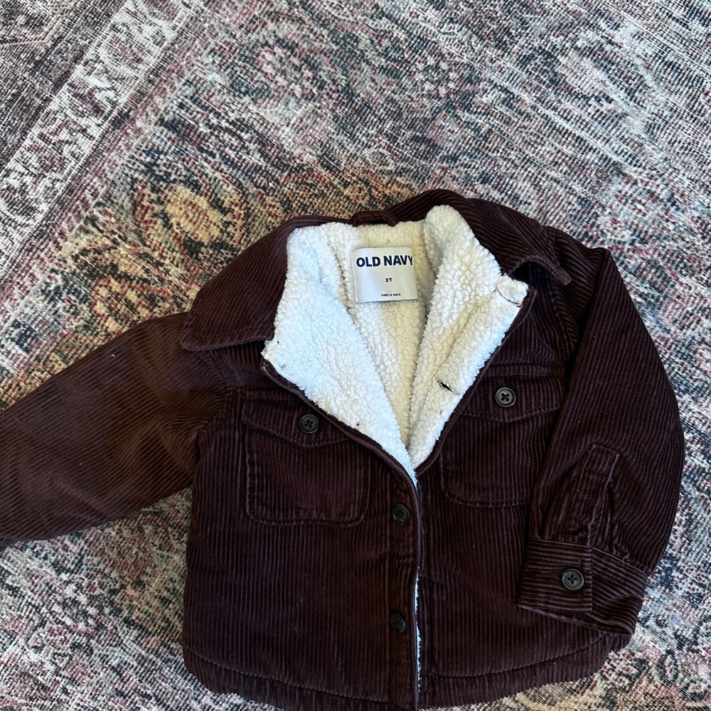 Old Navy Kids Dark Brown Corduroy Jacket
